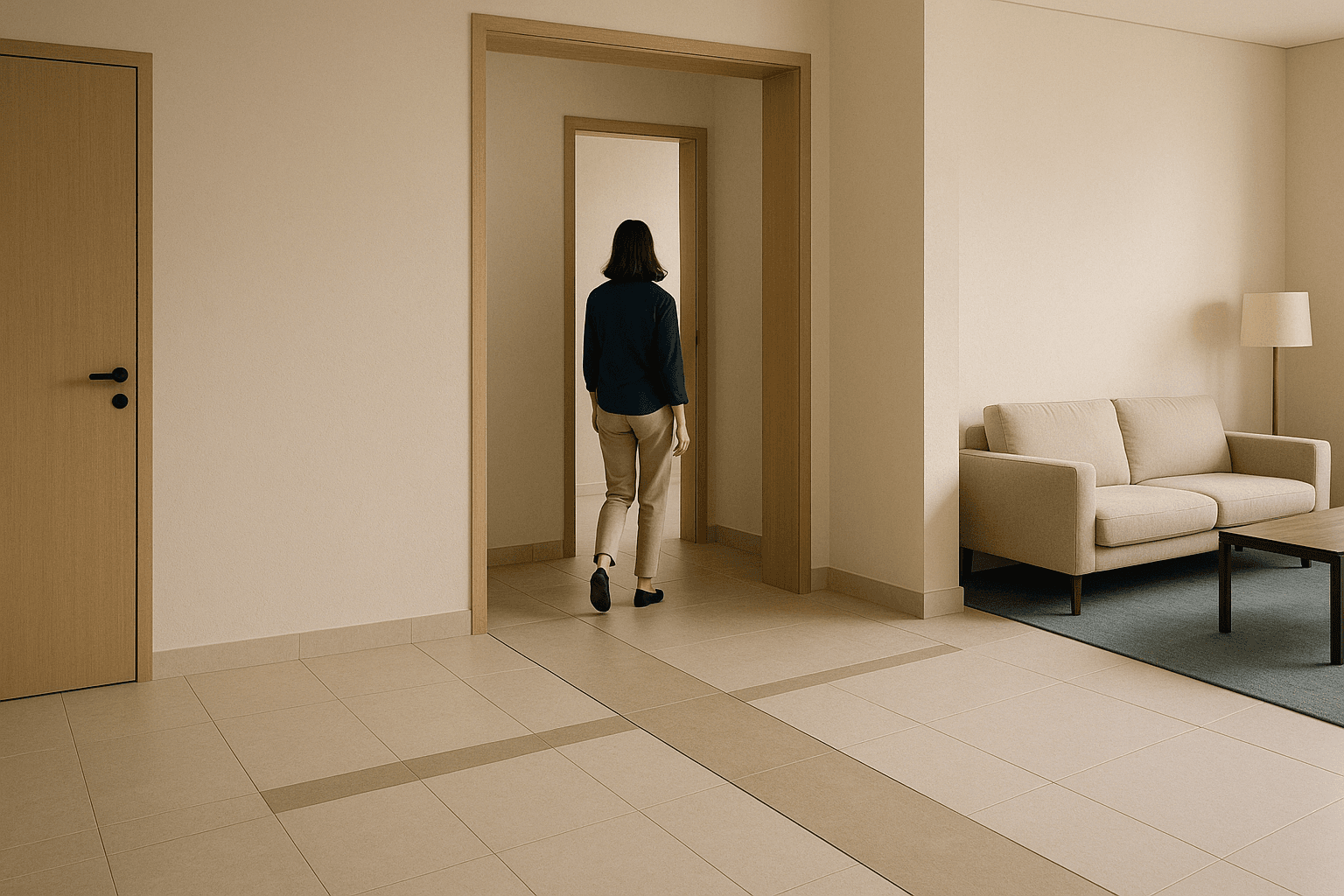 Architectural pathways suggesting clearer connections between customers and tradespeople